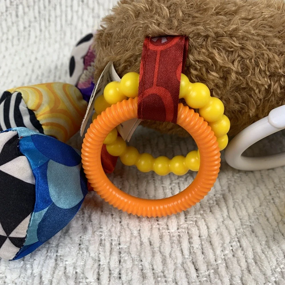 Lamaze Mortimer The Moose Play And Grow Rattle‎ Teether Squeaker Activity Toy